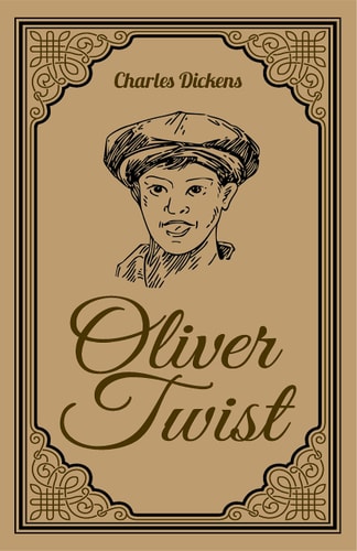 Oliver Twist Charles Dickens Classic Novel, (Coming Of Age, Orphan, Required Literature), Ribbon Page Marker, Perfect For Gifting
