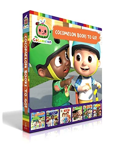 Cocomelon Books To Go! (Boxed Set): Ready For School!; Let'S Meet The Doctor!; What Makes Me Happy; I Like My Name; Playdate With Cody; I'M A Firefighter!