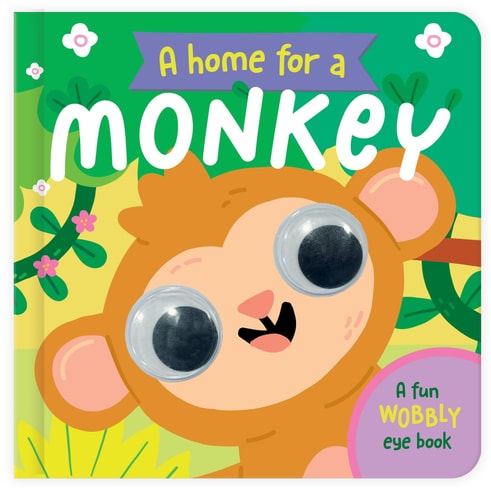 Googly Eye Monkey'S Home Bb